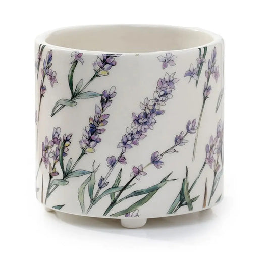 LAVENDER FIELDS SMALL CERAMIC PLANT POT Bitu Gift Shop