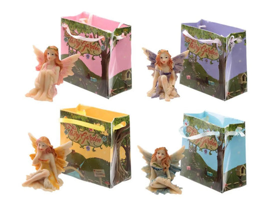 Flower Fairy Garden Fairy in a Mini Gift Bag Bitu Gift Shop