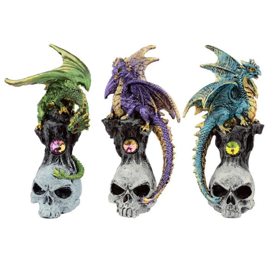 Dark Legends Gemstone Skull Dragon Bitu Gift Shop