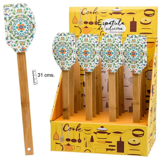 NATURAL SILICONE SPATULA Bitu Gift Shop