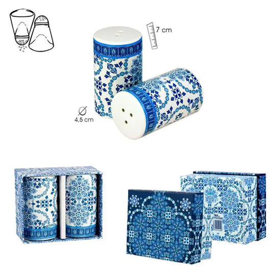 ARABESQUE SALT AND PEPPER SET Bitu Gift Shop