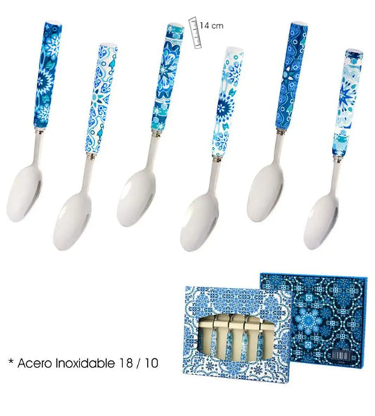 Set of 6 Arabesque Teaspoon Bitu Gift Shop