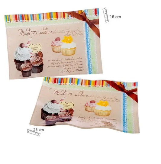 CUPCAKES TRAY 23 X 15 Bitu Gift Shop
