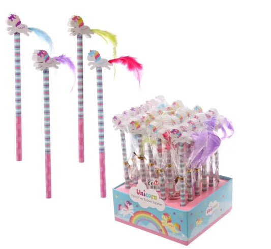 Adorable Unicorn Pencil with Eraser Bitu Gift Shop