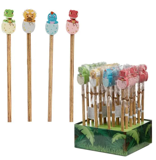 Baby Dinosaur Pencil with Eraser Stopper Bitu Gift Shop