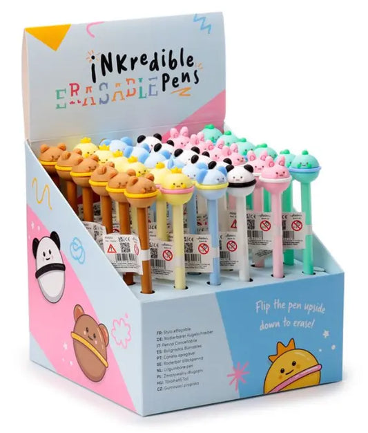 Inkredible Erasable Pen with Adorable Animal Top Bitu Gift Shop
