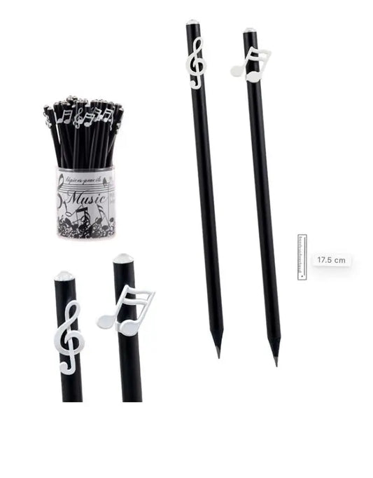 Black Pencil White Notes Bitu Gift Shop