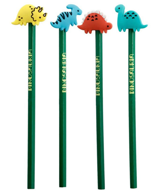 Dinosauria Dinosaur Pencil with PVC Topper Bitu Gift Shop