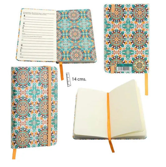 GREEN TILE AGENDA 9X14 CM Bitu Gift Shop