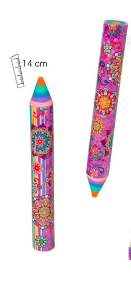 Rubber Erase Pencil Form Mandala Bitu Gift Shop