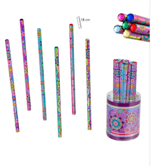 Pencil with Mandala Stone Bitu Gift Shop