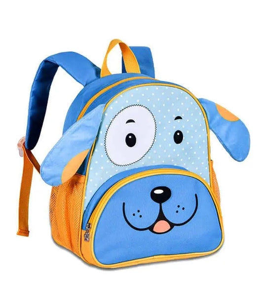 Clio Pets Backpack - Pet Carrier Backpack with playful dog face design, padded straps, and mesh side pockets for pet travel comfort.