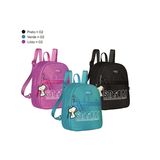 Snoopy Backpack 2 colour blue,black Size -27x33x13 Bitu Gift Shop