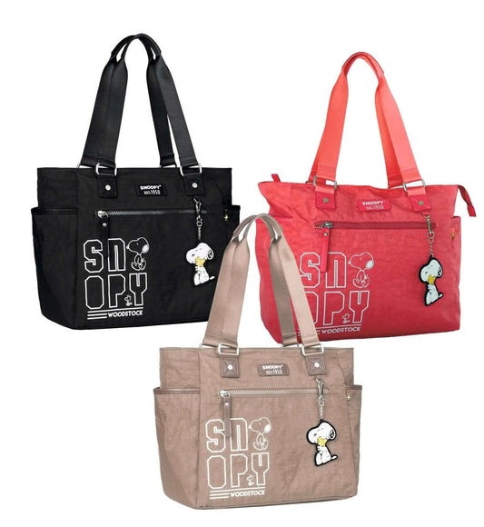 Snoopy Bag 3 colour black cream pink Size 32x28x17 Bitu Gift Shop