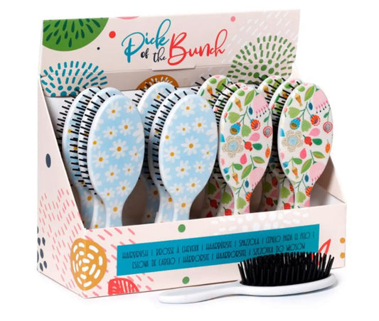Cepillo de Pelo Diseño Floral Margaritas y Otoño Floral Pick of the Bunch Bitu Gift Shop