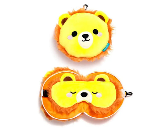 Almohada de Viaje con Antifaz Relaxeazzz León Bitu Gift Shop