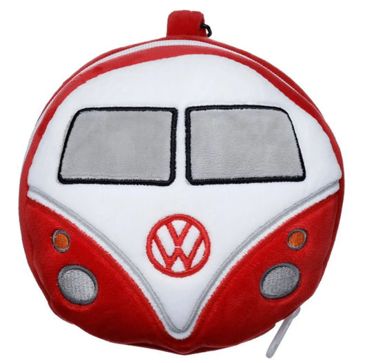 Almohada de Viaje y Antifaz - CaravanaVolkswagen VW T1 Camper Roja Relaxeazzz Bitu Gift Shop