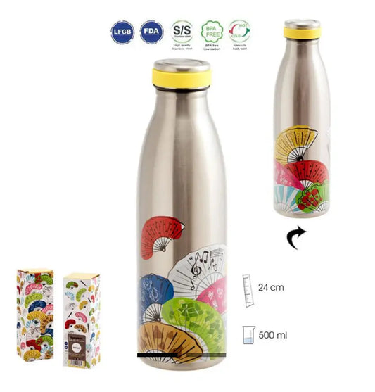 BOTELLA TERMICA ABANICO Bitu Gift Shop