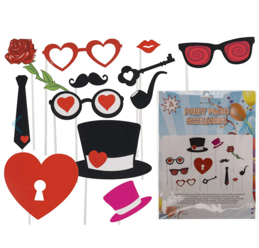 Party photo accessories on stick Bitu Gift Shop