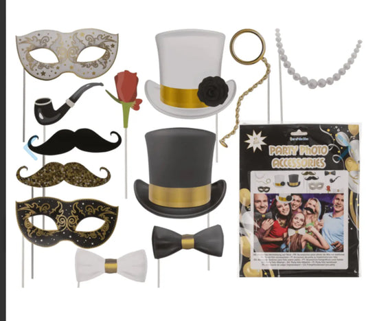Party photo accessories on stick Bitu Gift Shop