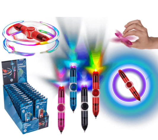 Pen, Gyro Spinner with LED, Bitu Gift Shop