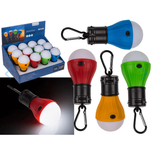 Universal camping lamp, with carabiner hook, Bitu Gift Shop