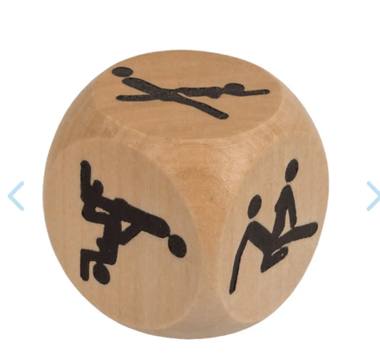Wooden dice, Kamasutra Bitu Gift Shop