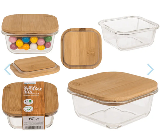 Glass storage box Bitu Gift Shop