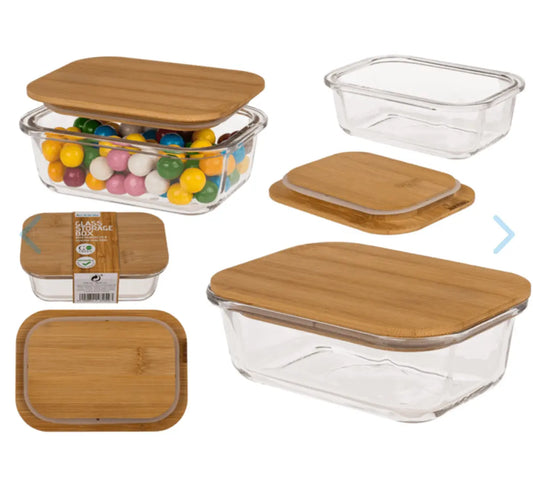 Glass storage box Bitu Gift Shop
