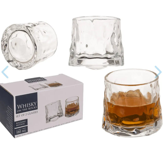 Whisky Glasses, On the Rocks Bitu Gift Shop
