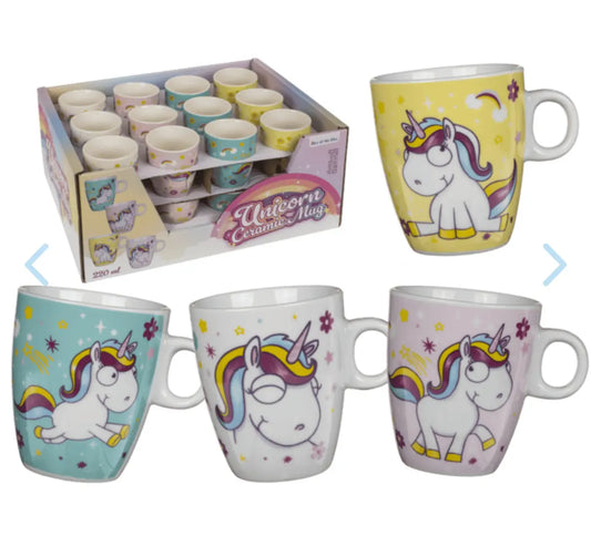 Porcelain mug, Comic Unicorn Bitu Gift Shop