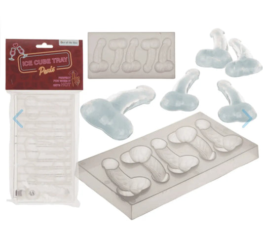 Ice cube tray, Willy, in polybag with headercard Bitu Gift Shop