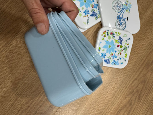 Set of 3 Lunch Box Snack Pots – M/L/XL Nesting Food Containers for Kids & Adults