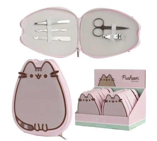Pusheen the Cat Shaped 5 Piece Manicure Set Bitu Gift Shop