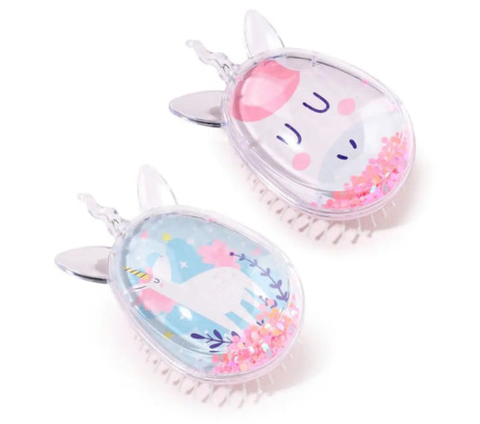 Unicorn Magic Shaped Glitter Hair Brush Bitu Gift Shop