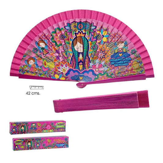 ABANICO VIRGENCITA PLIS Bitu Gift Shop