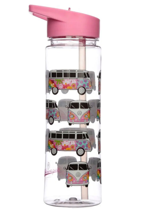 Non-Shatterable Water Bottle Caravan Volkswagen Camper VW T1 Love Bitu Gift Shop
