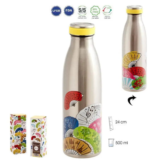 BOTELLA TERMICA ABANICO Bitu Gift Shop