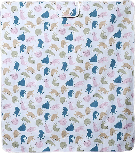 Cat's Life Picnic Blanket Bitu Gift Shop