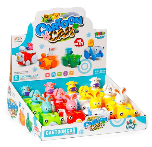 Cute Cartoon Animal Friction Tractor Action Toy Bitu Gift Shop