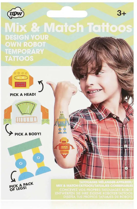 Temporary Tattoos, Robot Bitu Gift Shop