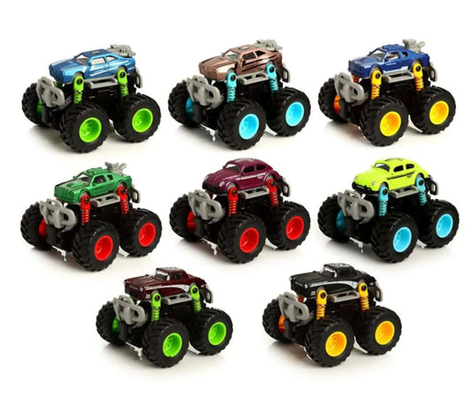 Monster Trucks Friction Pull Back/Push Forward Action Toy Bitu Gift Shop