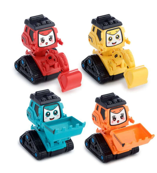 Press and Go Robot Dredge Digger Truck Action Toy Bitu Gift Shop