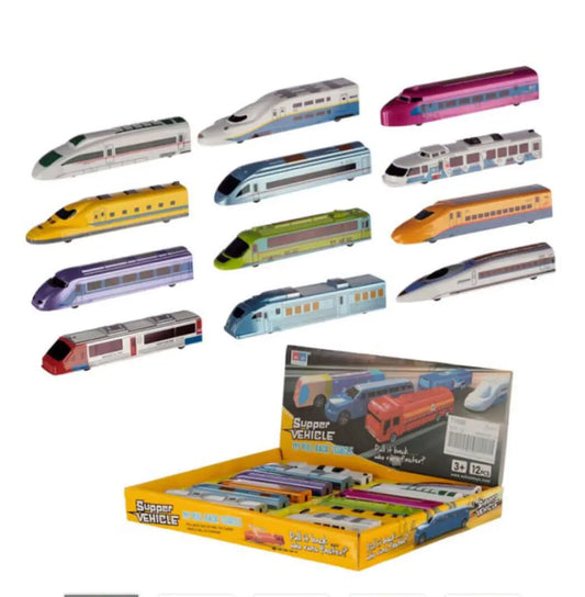 Super Train Pull Back Action Toy Bitu Gift Shop
