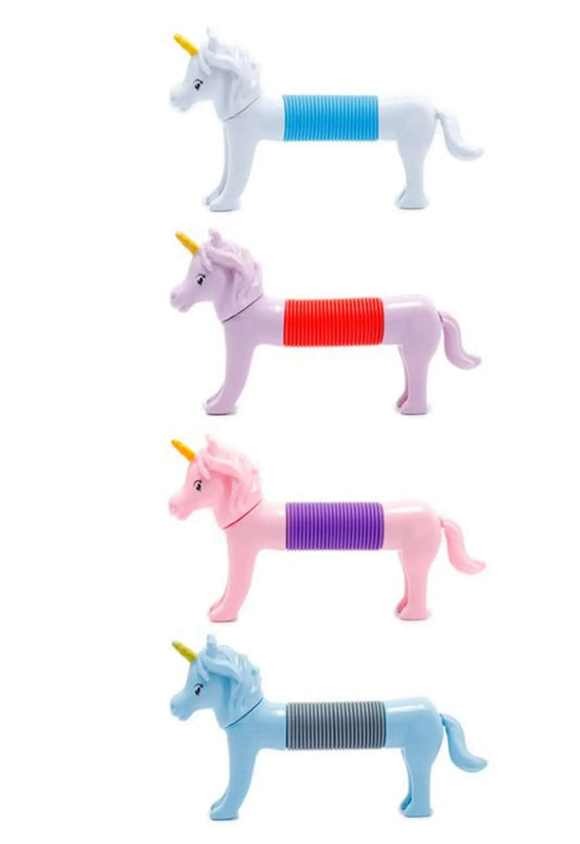 Telescopic Unicorn Fidget Toy Height 7cm Width 12cm Depth 2cm Bitu Gift Shop