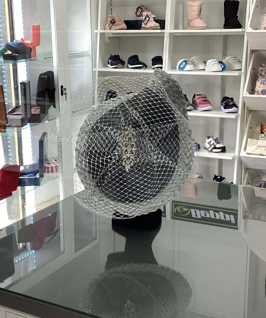 Elegant Wedding Hat and Bag Set Bitu Gift Shop