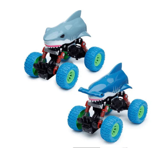 Toy reverse mechanism 4x4 shark car Bitu Gift Shop