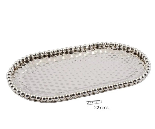 Oval Silver Tray Bitu Gift Shop