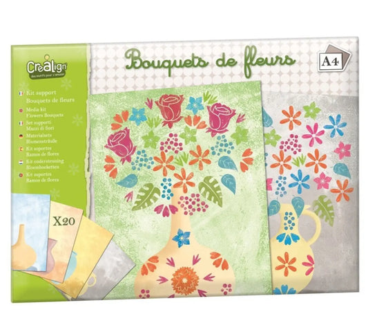 Kit Support 20 Sheets Bouquets - HFE Bitu Gift Shop