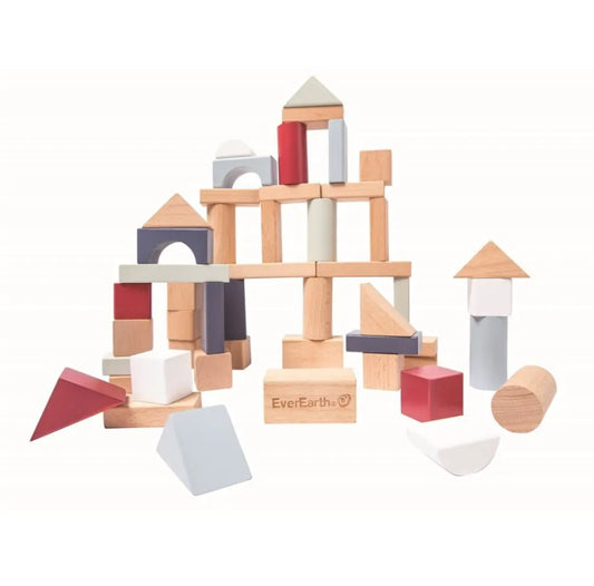 Set of 50 Wooden Blocks LS - HFE Bitu Gift Shop
